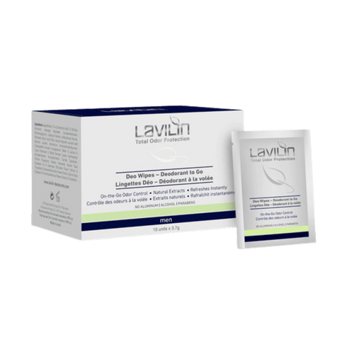 deodorant wipes for men on the go