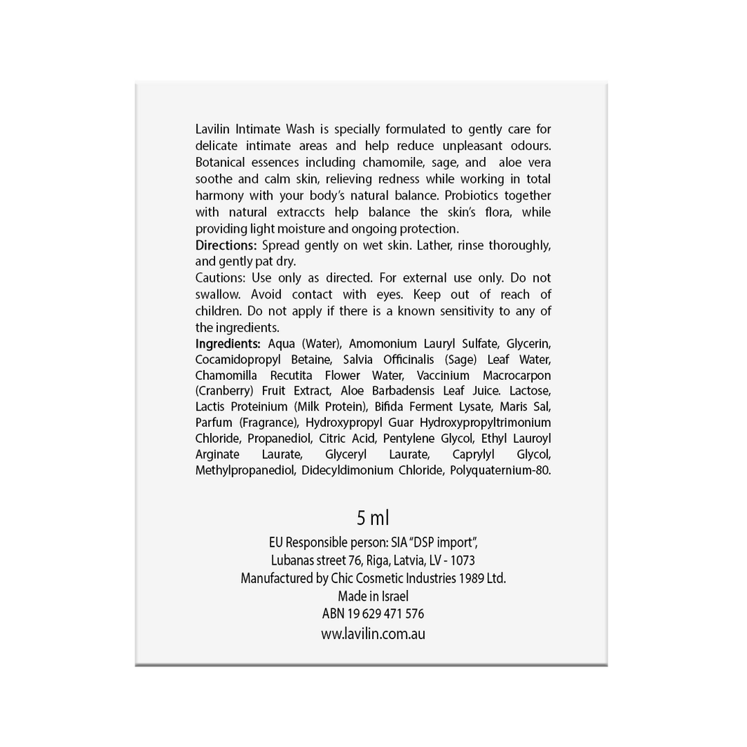 Intimate Hygiene – Lavilin Australia